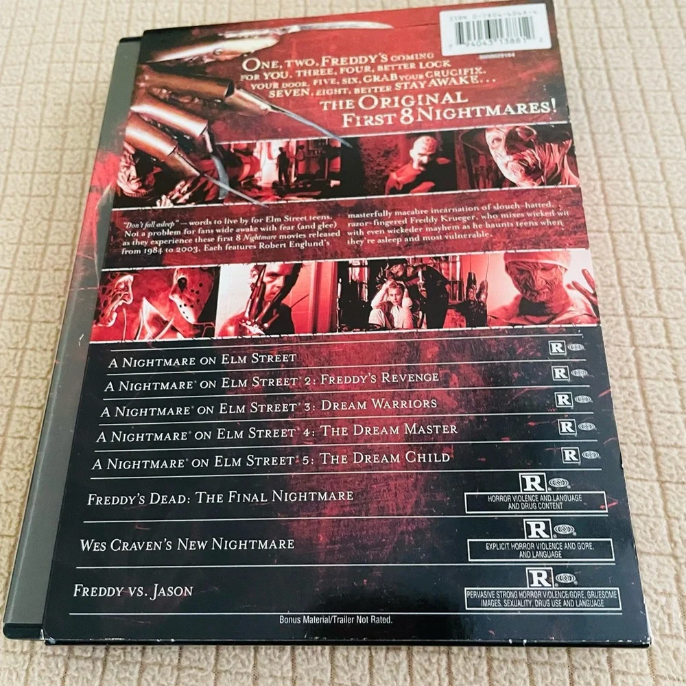 Nightmare on Elm Street Collection 8 DVD - Picture 2 of 2